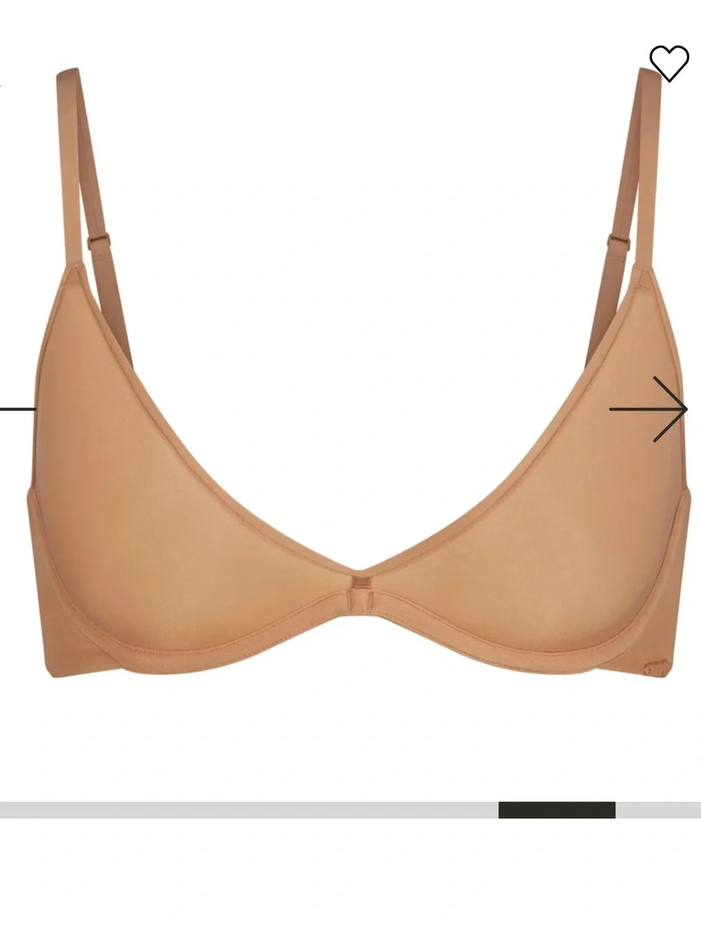 SKIMS WEIGHTLESS SCOOP BRA - Picture 3 of 5